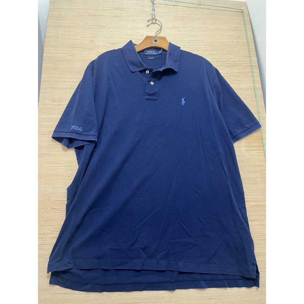 Polo Ralph Lauren Polo Shirt Mens XL Classic Fit Short Sleeve Embroidered Pony - Picture 1 of 5